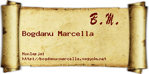 Bogdanu Marcella névjegykártya
